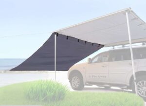 Ściana boczna markizy samochodowej 2x2,5m szara | Far Away Equipment