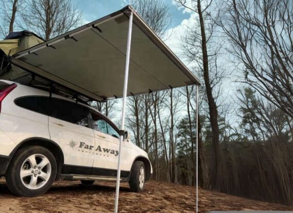 Markiza samochodowa Far Away Equipment - Classic Wing 200 zielona 2x2,5m