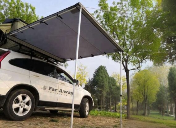 Markiza samochodowa Classic Wing 200 szara 2x2,5m | Far Away Equipment