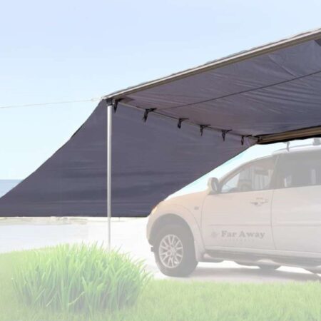 Markiza samochodowa z aneksem Classic Wing 200+ szara 2x2,5m | Far Away Equipment