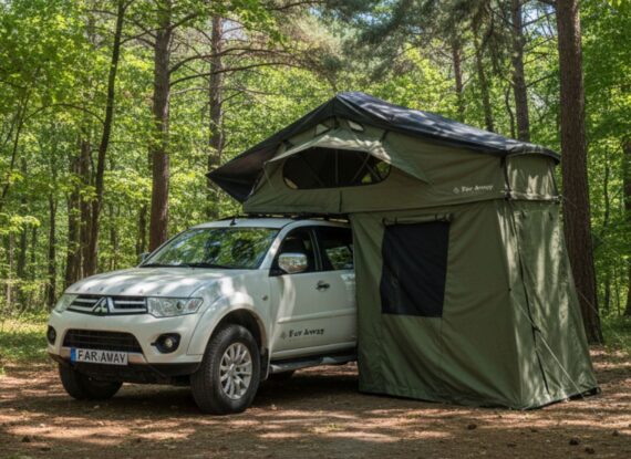 Przedsionek Namiotu Dachowego 160 zielony | Far Away Equipment