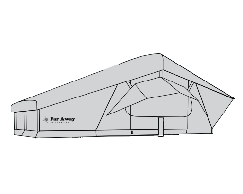 Namiot dachowy Far Away Equipment - Mont Blanc