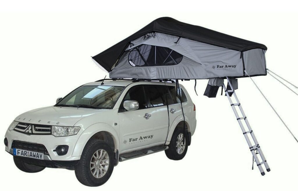 Namiot dachowy Far Away Equipment model Mont Blanc szary