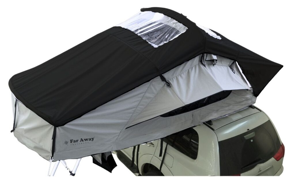 Namiot dachowy Far Away Equipment model Mont Blanc szary