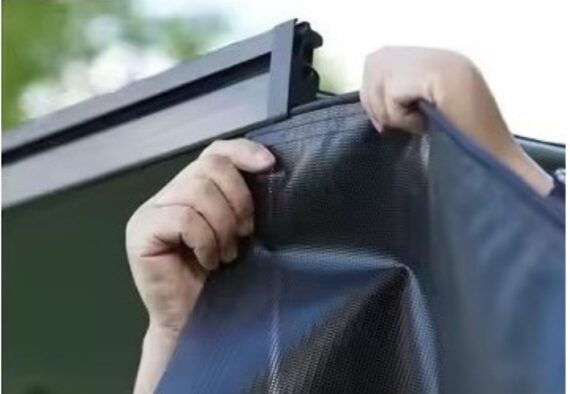 Sun blocker - ścianka przednia przeciwsłoneczna - zacieniacz do markizy 2x2,1m | Far Away Equipment