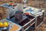 Kuchnia kempingowa – Mobilny box kuchenny z palnikiem i zlewem - Far Away Equipment