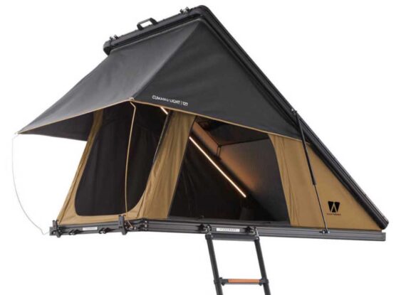 Namiot Dachowy aluminiowy Cumaru Light 152 złoty brąz | Vickywoods