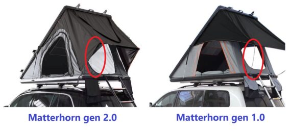 Namiot Dachowy twardy Matterhorn 135 aluminiowy szary | Far Away Equipment