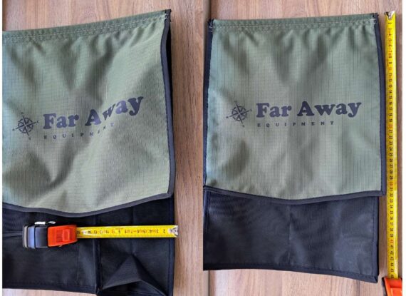 Torba na buty organizer do namiotu dachowego szary – Far Away Equipment