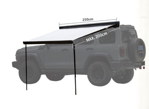 Markiza samochodowa Sport VAN 250 szara | Far Away Equipment