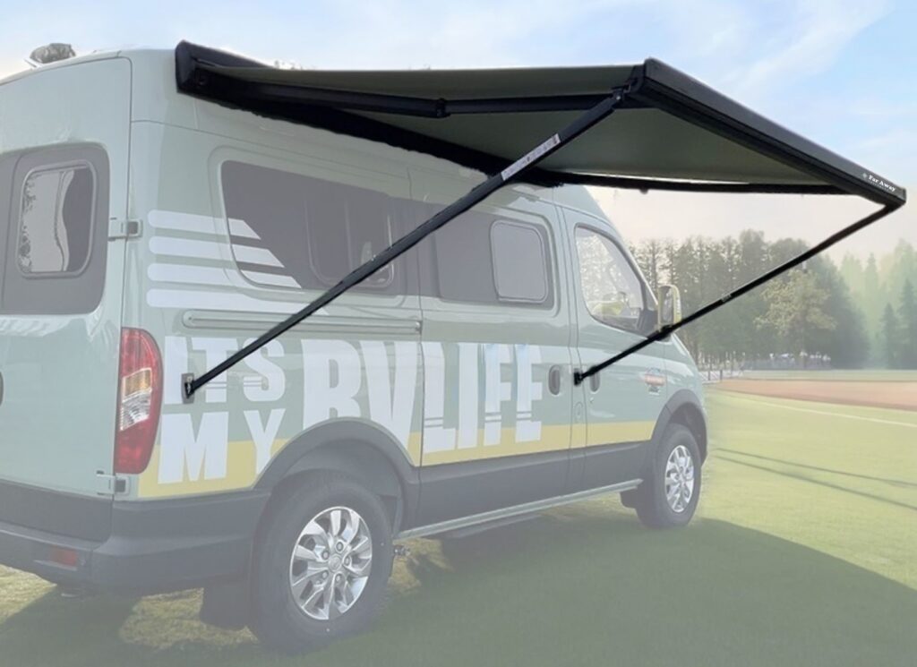 Markiza samochodowa Sport VAN 250 wyróżniona na kampervanie