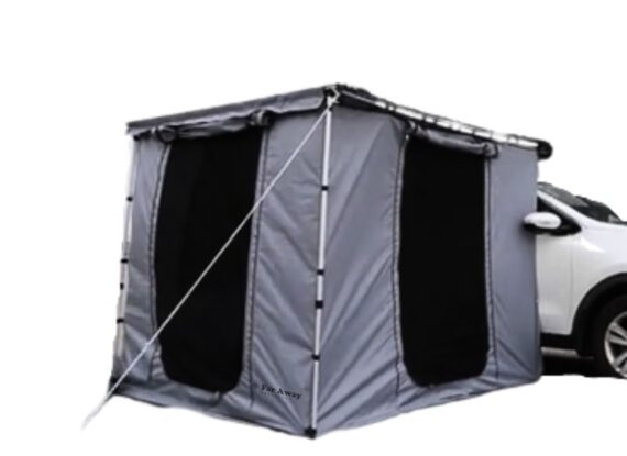 Namiot do markizy samochodowej z podłogą 2x2,5m szary | Far Away Equipment